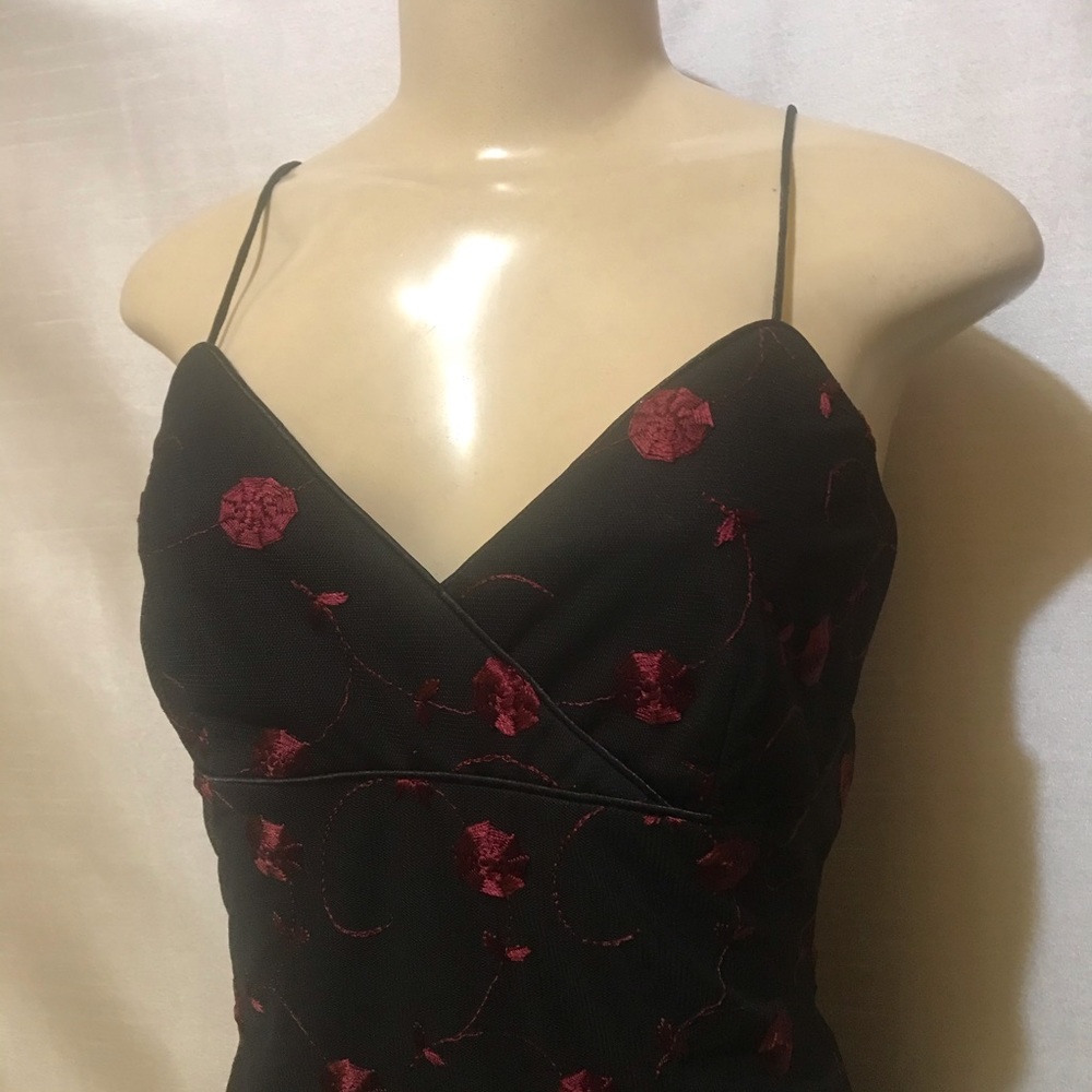 Black mesh dress